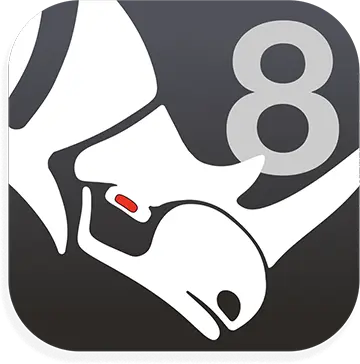 Rhino 8 (Commerzielle Vollversion)